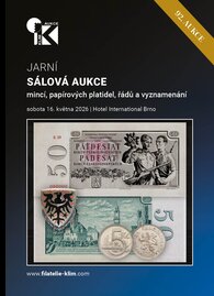 92. jarní aukce mincí, papírových platidel, řádů a vyznamenání