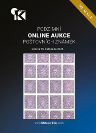 90. podzimní aukce poštovních známek (online) 