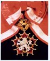 Řádový odznak Československého řádu bílého lva I. třídy